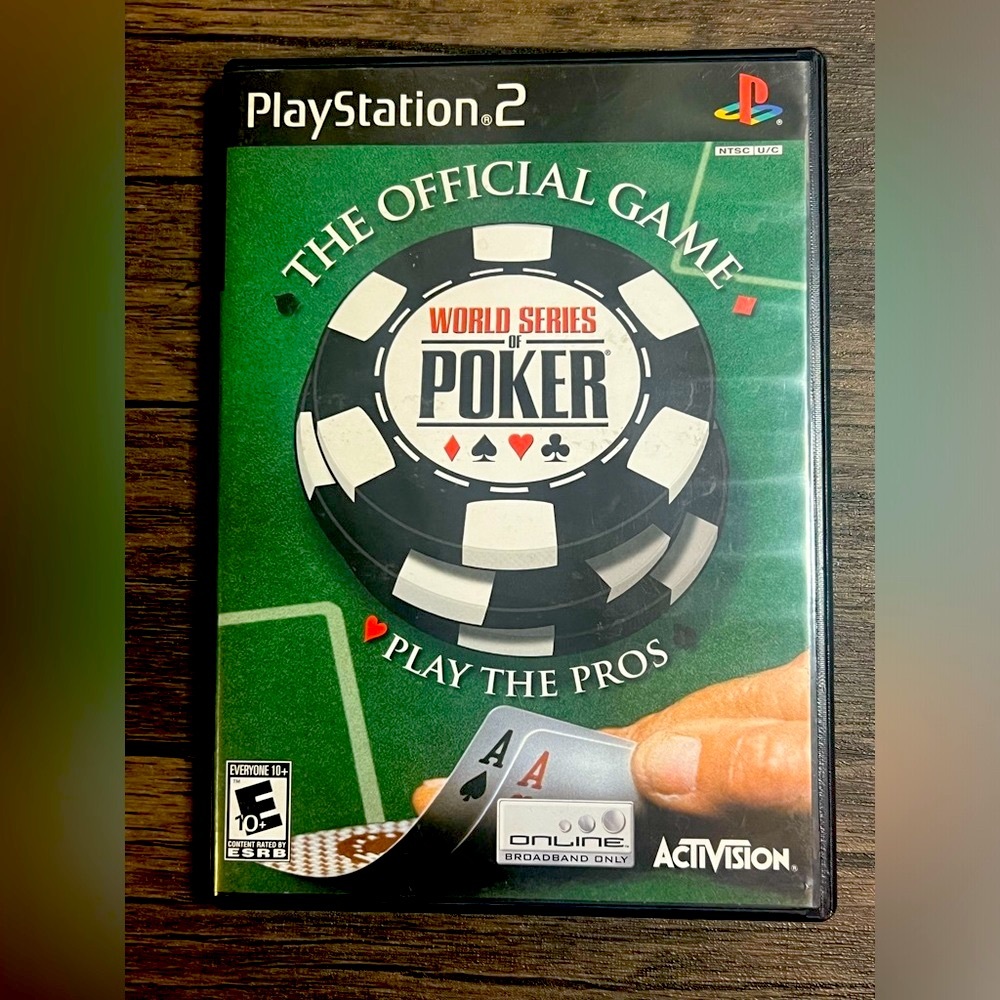 World Series of Poker, PS2 game (Sony PlayStation 2)